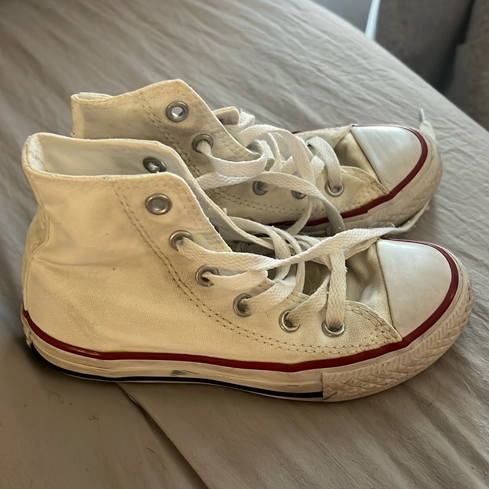 White High Top Converse